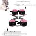 Ensemble de 10 pi ces de sport et de fitness rose l ger et portable - Buy Online on GoSupps.com