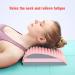 Align Neck & Back Extensor: 2-in-1 Massager & Stretcher for Pain Relief - Pink Back Trainer & Stretch Device - Buy Online on GoSupps.com