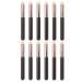 Professional Lip Brush Set 12Pcs Fiber Brush with Round Head Portable for Travel Makeup Artist Essential for Lip Makeup