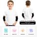 Kids Elbow Brace Compression Sleeve 2-Pack for Gym Sports - Medium Size - Buy Online on GoSupps.com