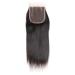 Mila Real Hair Lace Closure (4x4) - Natural Black Three Part Human Hair with Baby Hair 14/35cm - Smooth & Durable for Stunning Styles - Buy Online on GoSupps.com