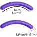 Silicone Eyelash Curler Refills Pads - 24 Purple Replacement Pads for Universal Curler - Buy Online on GoSupps.com