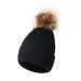Unknown children winter hat winter warm soft hat thermo fleece winter hat fleece cap thick winter neck warmer ear protector hats for 2-6 years of toddler black unit size