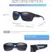 Buy Premium Lightweight Bifocal Reading Sunglasses for Men - TR90 Frame UV 400 Protection Blue Light Blocker Wrap Around Design - Ideal for Outdoor Driving | Black +2.50 - Buy Online on GoSupps.com