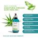 Aquatural Organic Aloe Vera Liquid for Face & Body - Aloevera for Sunburn, Dry Skin - Paraben Free & Dye Free - Natural Moisturizer for Babies & Adults - Moisturizing Aloe Liquid (16.9 fl oz) - Buy Online on GoSupps.com