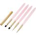 4pcs Professional Nails Art Brushes Dotting Pen For Beautiful Nails Painting Brush Drawing Tools Mom - Buy Online on GoSupps.com