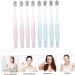 Minkissy 6-Pack Crystal-Clear Charcoal Toothbrushes for Sensitive Teeth | Travel & Home Use - Buy Online on GoSupps.com