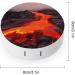 Red Lava Print Contact Lens Case - Travel Box & Care Solution for Contact Lenses - Buy Online on GoSupps.com