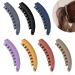 7 Colors 5in Matte Non Slip Banana Hair Clip  Banana Hair Comb  Ponytail Holder Banana Clip  Clincher Comb  Banana Claw Grip for Girls and Women (7 colors)