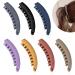 Banana hair clip 12.7 cm matt slipproof banana comb ponytail holder banana comb banana bracket banana clip grip for girls and women (7 colors)