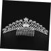 Beaupretty Crown Comb bridal headpiece Bridal Comb Rhinestone Bridal Comb Headpiece Tiara Comb Wedding Tiara - Buy Online on GoSupps.com