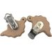 Natural Beech Wood Pacifier Clips for Boys & Girls | Soother Clip Accessories | DIY Pacifier Chains | International Shipping - Buy Online on GoSupps.com
