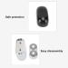 Mini Electric Beard Trimmer for Travel | Type-C Double Head | Silver - Stylish & Portable Grooming Solution - Buy Online on GoSupps.com