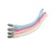 EXQUILEG 4Pcs Baby Pacifier Strap - Cotton Clips with Stainless Steel Clamps | Unisex Pacifier Chain for International Shipping - Buy Online on GoSupps.com