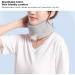 Ouken Neck Support Cushion - Adjustable Soft Neck Pillow for Comfortable Home Use - Gray Nylon & Elastic Sponge Design - Buy Online on GoSupps.com