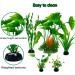 Buy Lancare 25 PCS Green Plastic Aquarium Plants - Artificial Aquatic Decoration Set for Stunning Fish Tanks - Buy Online on GoSupps.com