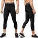 Yuerlian Men's 3/4 Compression Pants X-Large Capri Black/Red/Green - Buy Online on GoSupps.com