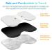 LotFancy TENS Unit Pads 4.3 x 6 - 4Pcs Large Butterfly Snap Electrode Pads - Buy Online on GoSupps.com