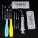 Airgoesin 2-in-1 Lighted Tonsil Stone & Earwax Removal Tool with 10 Tips - Tonsillolith Pick Case + Irrigator Clean - Buy Online on GoSupps.com