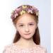 IYOU Princess Wedding Headband Purple Butterfly Hair Bands Pearl Communion Bridal Hair Accessories for Girls - Buy Online on GoSupps.com