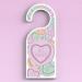 Get Naked Love Heart Style Mix Sweet Heart Door Hanger Wooden Hanging Plaque