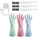 Rubber Latex Durability Resistant Anti-Slip Dishwashing Easy to Clean Gloves Washing Bowls Gloves Tools - Buy Online on GoSupps.com