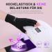 AOKITEC UV Gloves for Nails - UPF 50+ Fingerless UV Protection for Manicure & Nail Art Anti-UV Black Gloves for Skin Care & Nail Polish - Buy Online on GoSupps.com