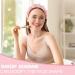 ZKSXOA Puffy Makeup Headband Spa Headbands for Women Sponge & Terry Towel Cloth Fabric Cute Skincare Headband for Face Washing Makeup Removal Shower Facial Mask (Pink) - Buy Online on GoSupps.com