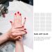 Lurrose Double-Sided Nail Glue Strips - 15 Sheets Water Adhesive for Perfect Nail Polish Application - Breathable! Shop Internationally - Buy Online on GoSupps.com