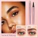 Magic Eyebrow Pencil 4-Tipped Precise Brow Pen 3D Waterproof Microblading Eyebrow Pencil Contouring Pen Waterproof Natural Fine Stroke Magic Eyebrow Pencil for Women and Gril (Black+Light Brown) - Buy Online on GoSupps.com