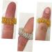FRCOLOR 20S Finger Massage Ring - Stress Relief & Sensory Acupressure Toy for Instant Relaxation | Mini Spiky Finger Massager - Buy Online on GoSupps.com