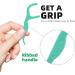 Dental Floss Picks - Extra Strong Mint Flavor | 75 Picks in 3 Pack | Best International Shipping - Buy Online on GoSupps.com