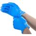 Disposable Vinyl Exam Gloves 100Pcs XL - Powder Free, Latex Free, Non-Sterile - Blue - X-Large Size | For Cleaning, Food Service, All Purposes | Pack of 100 - Buy Online on GoSupps.com