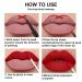 Evpct 3Pcs Ruby Red Nude Pink Mauve Matte Liquid Lipstick and Lip Liner Stain Set for Women - Long Lasting 24 Hours Stay On Matte Lipstick - 3 Count - Buy Online on GoSupps.com