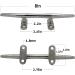 VEITHI 316 Stainless Steel Boat Cleat Set - 8 and 10 Open Base Cleats (1, 2, or 4 Pack) with Stainless Steel Screws - Ideal for Boat Dock - 8 4-Pack - Buy Online on GoSupps.com