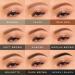 MADLUVV Eyebrow Stencil Kit - Easy-to-Use Natural Look 6 Shapes Professional Quality - Includes Stamp Stencils Spoolie & Travel Bag (Blonde) - International Shipping Available - Buy Online on GoSupps.com
