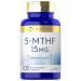 Carlyle 5-MTHF Supplement 15mg | 100 Capsules | L-Methylfolate | Non-GMO Gluten Free | Premium Quality