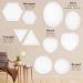 PHOENIX 10 Pack Shaped Stretched Canvas Multi Pack - Round Hexagon Oval Heart Triangle - 100% Cotton 10 Oz Primed White Artist Canvas for Oil Acrylic Pouring Art - Buy Online on GoSupps.com