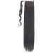 Long Straight Curly Clip-In Ponytail Extension | 32 Inch Dark Black | Women's Hairpiece - Buy Online on GoSupps.com