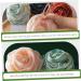 Healeved 4pcs Rose Bath Ball | Men's Shower Gel Mesh Pouf & Body Scrub | Soft & Reusable Loofah for Bathing - Buy Online on GoSupps.com