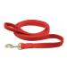 Hy Soft Webbing Lead Rein Without Chain Red