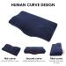 Memory Travel Cushions - Ergonomic Cotton Neck Support Pillows for Pain Relief | Dark Blue Eyelash Extension Headrest - Buy Online on GoSupps.com