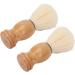 Deosdum Mini Brush Set - 2pcs Portable Wooden Handle Soft Brushes for Beard Cleaning | Ideal for Home & Travel - Buy Online on GoSupps.com