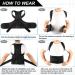 Back Brace Posture Corrector for Men & Women - Improve Posture & Relieve Lower Back Pain XXL (42-48) Adjustable & Breathable Support - Buy Online on GoSupps.com