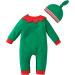 Likpoja Baby First Christmas Elf Outfit - Santa Costume with Elf Hat for Toddler Boys & Girls 6-9 Months - Buy Online on GoSupps.com