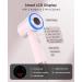 High Speed Hair Dryer - Negative Ionic Portable Blow Dryer Lightweight & Low Noise 110000 RPM Brushless Motor - Perfect for Home & Travel - Baby Pink - Buy Online on GoSupps.com