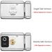 No Wiring Security Home Gate Door Keyless Entry Card WiFi Smart Door Lock Digital Dou Side Fingerprint Rim Lock (Color : (Dou) Remote) (Basic with Remote) - Buy Online on GoSupps.com
