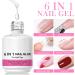  Xinhuju Nails Structure Gel - Rhinestone Glue 6-in-1 Rhinestone Glue Primer Adhesive for Molding and Extend for Women Girls Beginners - Buy Online on GoSupps.com