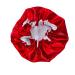 Royal Sensations Red/White Reversible Satin Hair Bonnet