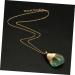 CALLARON A Necklace Necklaces Womens Necklace Boyfriend Necklace Natural Stone Necklace Miss Crystal Pendant - Buy Online on GoSupps.com